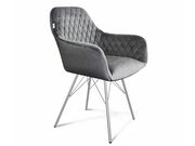 Стул Sheffilton SHT-ST38/S37 угольно-серый/хр..