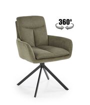 Стул HALMAR K536 оливковый/черный