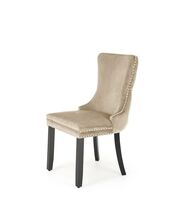 Стул HALMAR ALDA бежевый/черный