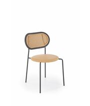 Стул HALMAR K524 светло-коричневый/черный