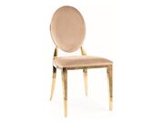 Стул SIGNAL KING Velvet Bluvel 28 бежевый/зол..