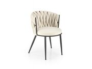 Стул HALMAR K516 светло-бежевый/черный..