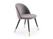 Стул HALMAR K315 серый/черный/золотой..