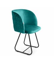 Стул Sheffilton SHT-ST33-1/S38 альпийский бирюзовый/черный муар