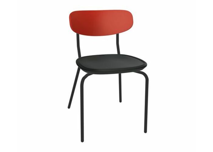 Стул Sheffilton SHT-S85М-2 артикул СТ-307 красный/черный/черный муар