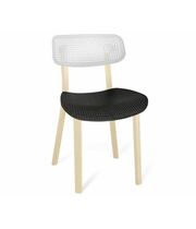 Стул Sheffilton SHT-S85 артикул СТ-85 белый/черный/бежевый