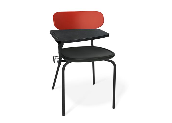 Стул Sheffilton SHT-S85М-RD-2  черный/красный/черный муар (с пюпитром)