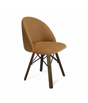 Стул Sheffilton SHT-ST35/S70 горчичный/темный орех/черный