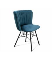 Стул Sheffilton SHT-ST36-1/S100 артикул СТ-390 тихий океан/чёрный муар