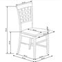 Стул HALMAR GERARD 3 т.орех, ткань: Torent Beige 