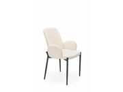 Стул HALMAR K477 кремовый/черный..