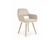 Стул HALMAR K283 бежевый/натуральный..