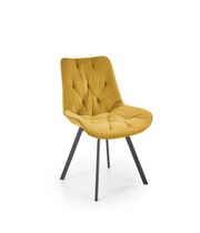 Стул HALMAR K519 горчичный/черный