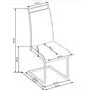 Стул HALMAR K250 белый/хром