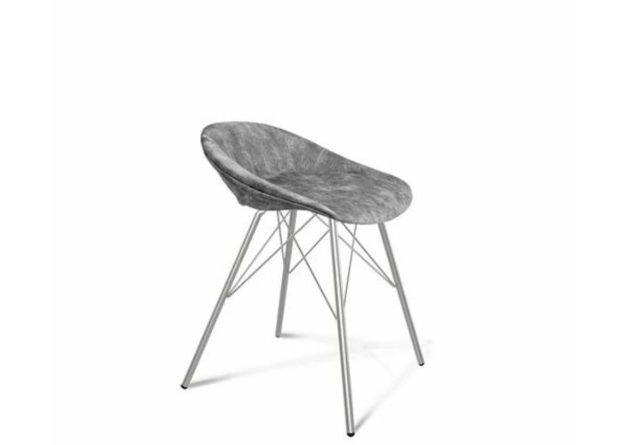 Стул Sheffilton SHT-ST19-SF1/S37 артикул СТ-368 дымный/хром лак