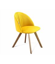 Стул Sheffilton SHT-ST35-1/S39 имперский жёлтый/светлый орех