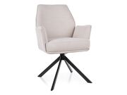 Стул SIGNAL HUGO Brego 22 светло-бежевый/черн..