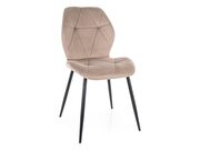 Стул SIGNAL RICK Velvet Bluvel 40 темно-бежев..