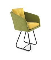 Стул Sheffilton ST43-2/S38 фисташковый десерт/черный муар