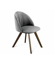 Стул Sheffilton SHT-ST35-1/S39 угольно-серый/темный орех