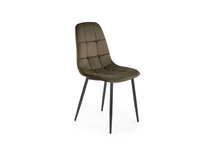 Стул HALMAR K417 коричневый/черный