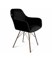 Стул Sheffilton SHT-ST38/S37 ночное затмение/медный металлик