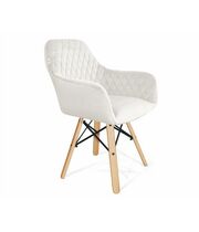 Стул Sheffilton SHT-ST38/S70  зефирный/прозрачный лак/чёрный муар