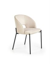 Стул HALMAR K373 бежевый/черный