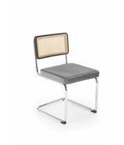 Стул HALMAR K504 серый/серебристый