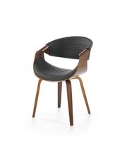 Стул HALMAR K544 черный/орех